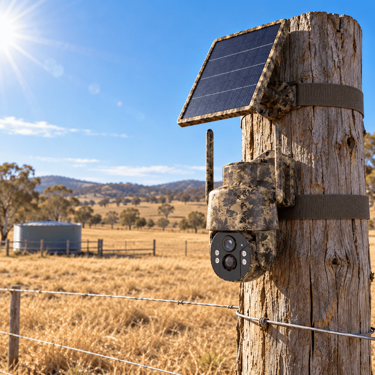 Camo Cam solar panel