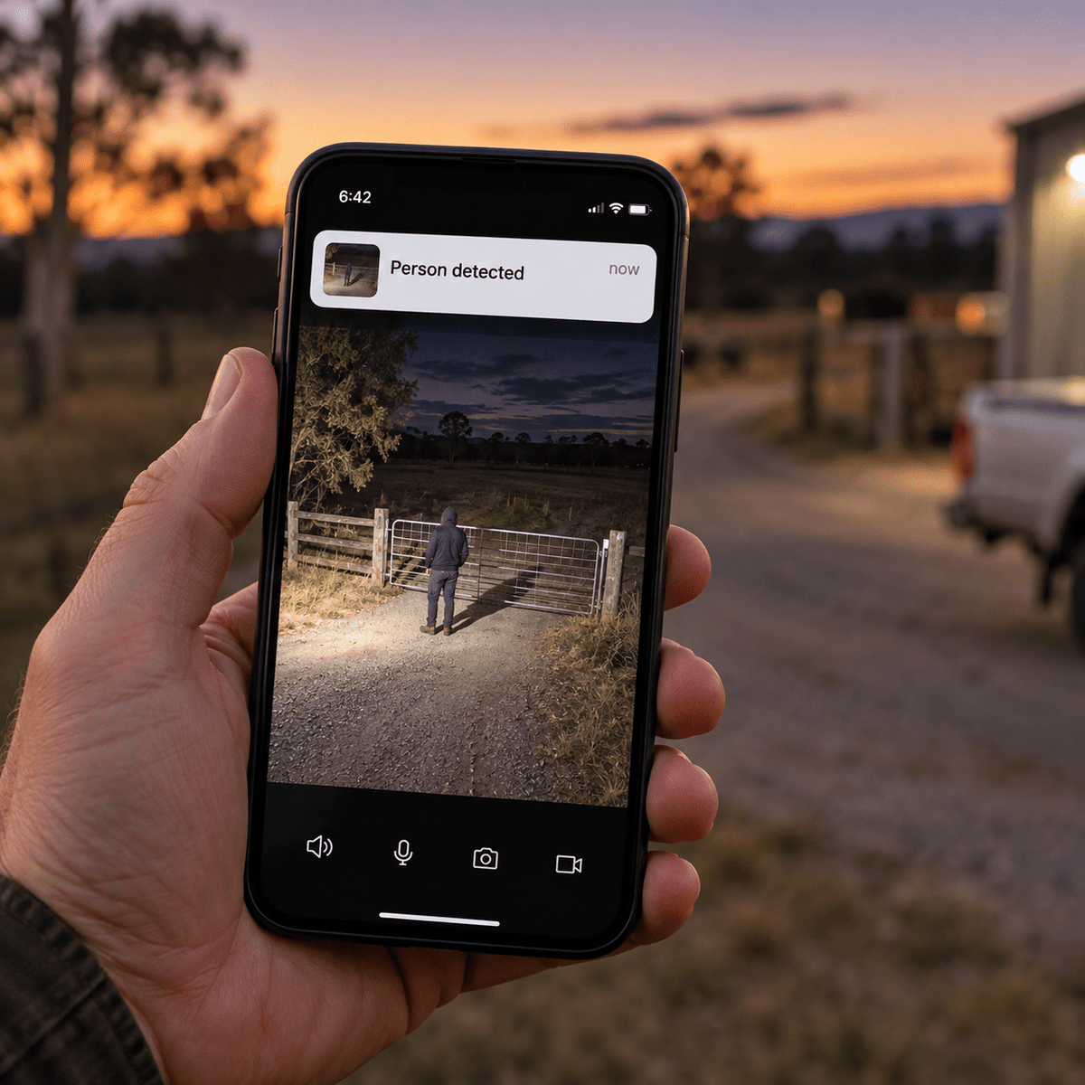 Camo Cam phone alerts