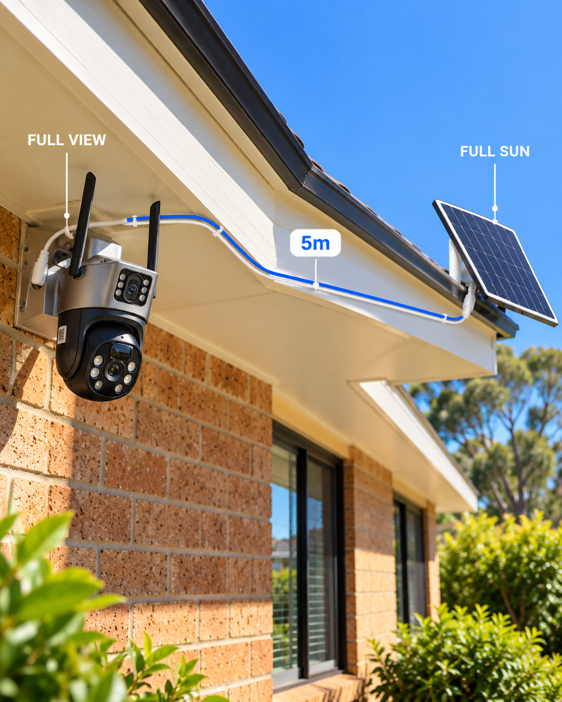 Solar Panel Extension Cable - Sentinel