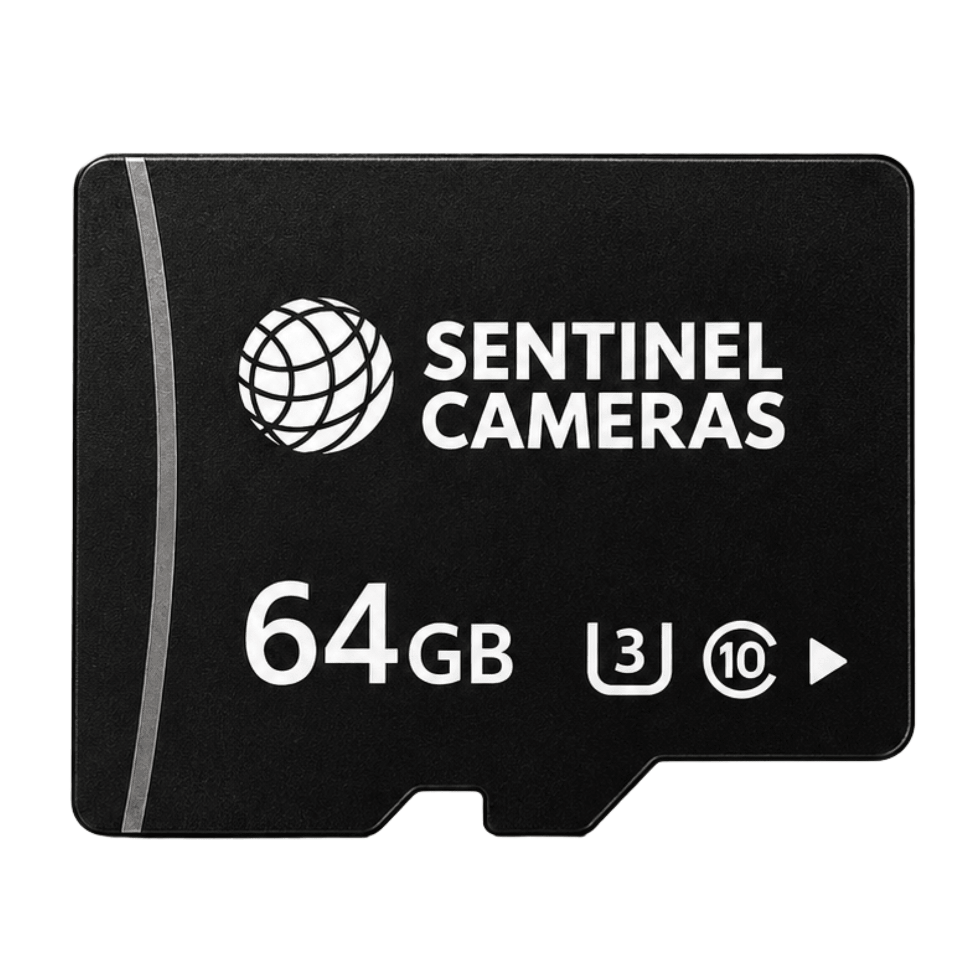 64GB microSD card shown with packaging